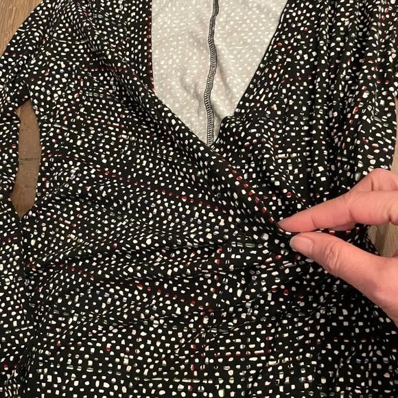 Clearance Sales!!! Gap Black dot Wrap Women's Dress (Size XS) - Picture 8 of 11